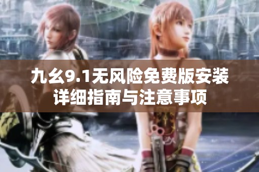 九幺9.1无风险免费版安装详细指南与注意事项