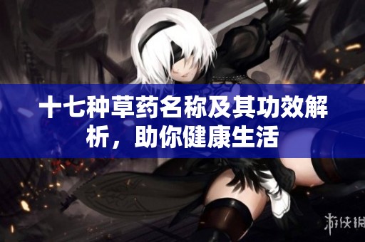 十七种草药名称及其功效解析，助你健康生活
