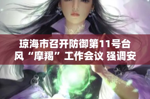 琼海市召开防御第11号台风“摩羯”工作会议 强调安全防范措施