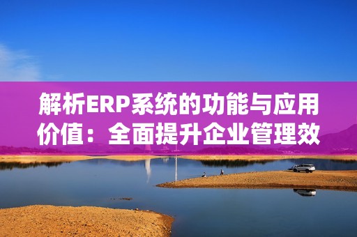 解析ERP系统的功能与应用价值：全面提升企业管理效率