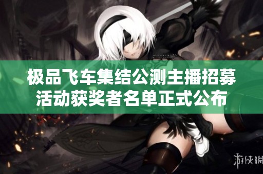 极品飞车集结公测主播招募活动获奖者名单正式公布