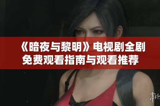 《暗夜与黎明》电视剧全剧免费观看指南与观看推荐