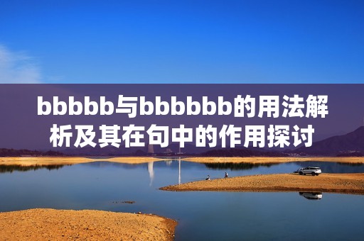 bbbbb与bbbbbb的用法解析及其在句中的作用探讨