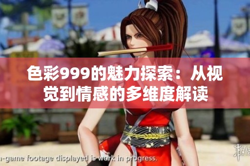 色彩999的魅力探索：从视觉到情感的多维度解读