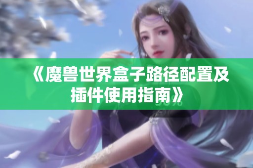 《魔兽世界盒子路径配置及插件使用指南》