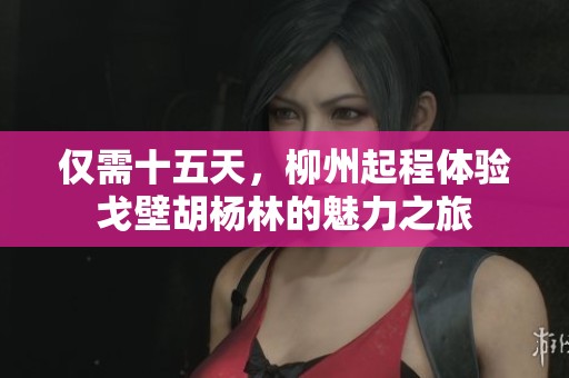 仅需十五天，柳州起程体验戈壁胡杨林的魅力之旅