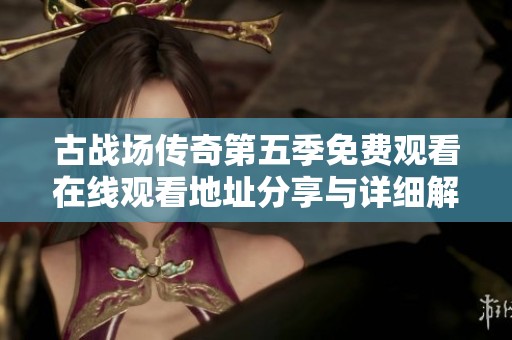 古战场传奇第五季免费观看在线观看地址分享与详细解析