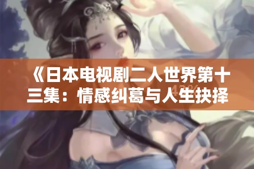《日本电视剧二人世界第十三集：情感纠葛与人生抉择的交汇》