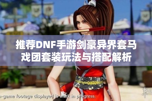 推荐DNF手游剑豪异界套马戏团套装玩法与搭配解析