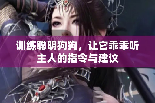 训练聪明狗狗，让它乖乖听主人的指令与建议