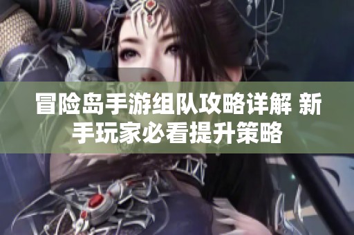 冒险岛手游组队攻略详解 新手玩家必看提升策略