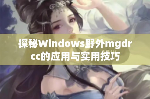 探秘Windows野外mgdrcc的应用与实用技巧