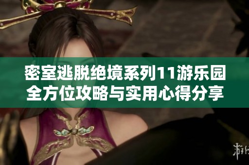密室逃脱绝境系列11游乐园全方位攻略与实用心得分享