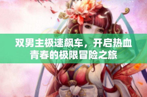 双男主极速飙车，开启热血青春的极限冒险之旅