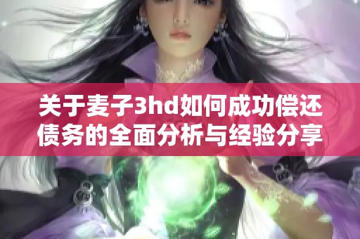 关于麦子3hd如何成功偿还债务的全面分析与经验分享