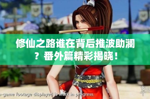修仙之路谁在背后推波助澜？番外篇精彩揭晓！