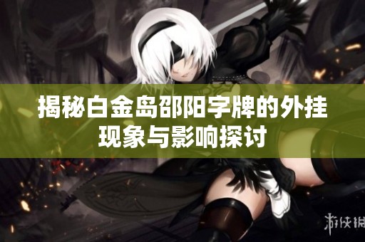 揭秘白金岛邵阳字牌的外挂现象与影响探讨