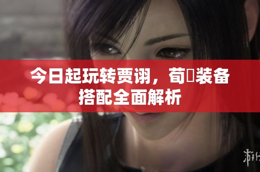 今日起玩转贾诩，荀彧装备搭配全面解析