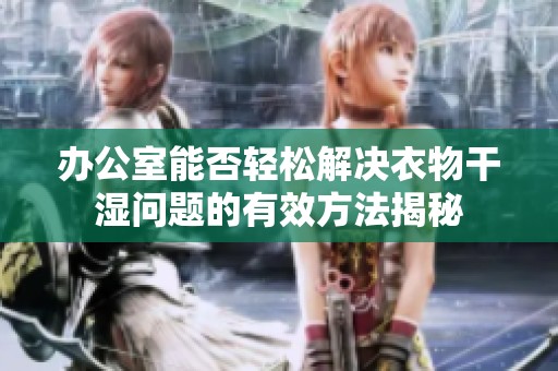 办公室能否轻松解决衣物干湿问题的有效方法揭秘