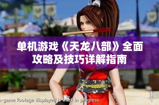 单机游戏《天龙八部》全面攻略及技巧详解指南