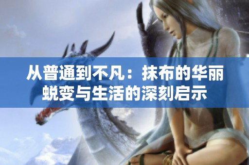 从普通到不凡：抹布的华丽蜕变与生活的深刻启示