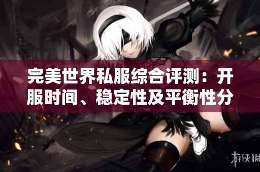 完美世界私服综合评测：开服时间、稳定性及平衡性分析