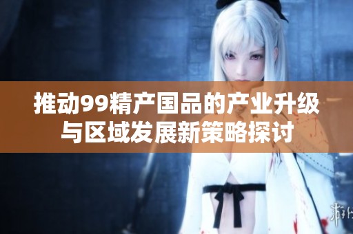 推动99精产国品的产业升级与区域发展新策略探讨