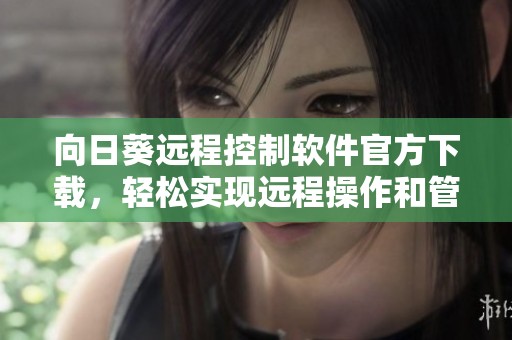 向日葵远程控制软件官方下载，轻松实现远程操作和管理