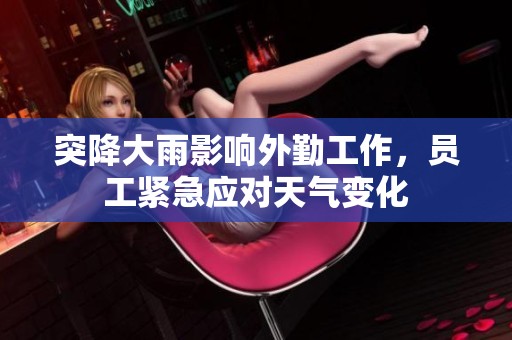 突降大雨影响外勤工作，员工紧急应对天气变化