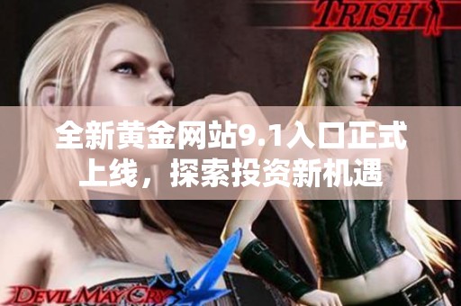 全新黄金网站9.1入口正式上线，探索投资新机遇