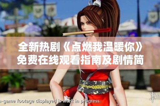 全新热剧《点燃我温暖你》免费在线观看指南及剧情简介