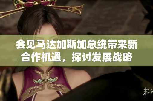 会见马达加斯加总统带来新合作机遇，探讨发展战略