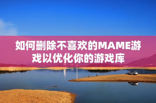 如何删除不喜欢的MAME游戏以优化你的游戏库