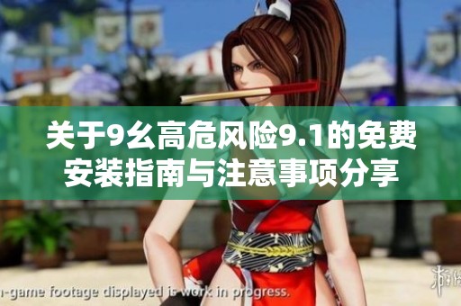关于9幺高危风险9.1的免费安装指南与注意事项分享