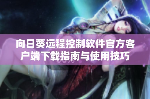 向日葵远程控制软件官方客户端下载指南与使用技巧