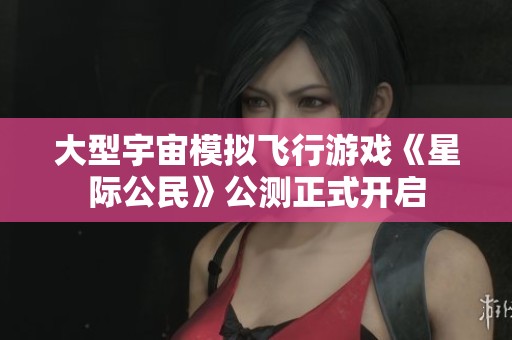 大型宇宙模拟飞行游戏《星际公民》公测正式开启