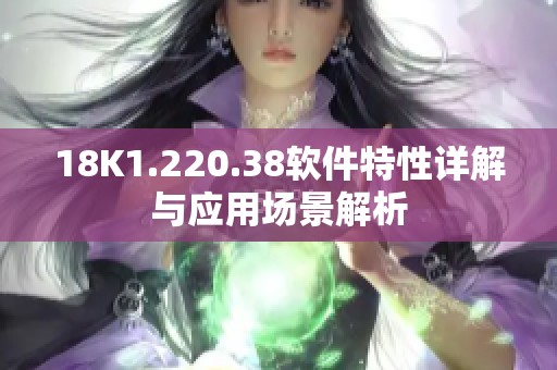 18K1.220.38软件特性详解与应用场景解析