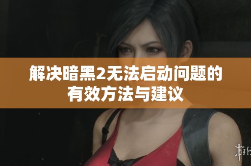 解决暗黑2无法启动问题的有效方法与建议