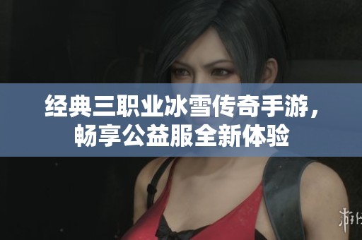 经典三职业冰雪传奇手游，畅享公益服全新体验