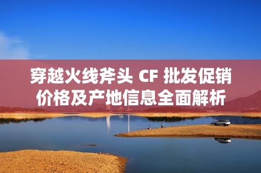 穿越火线斧头 CF 批发促销价格及产地信息全面解析