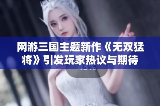 网游三国主题新作《无双猛将》引发玩家热议与期待