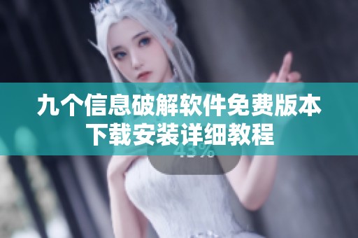 九个信息破解软件免费版本下载安装详细教程