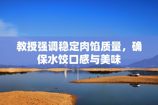教授强调稳定肉馅质量，确保水饺口感与美味