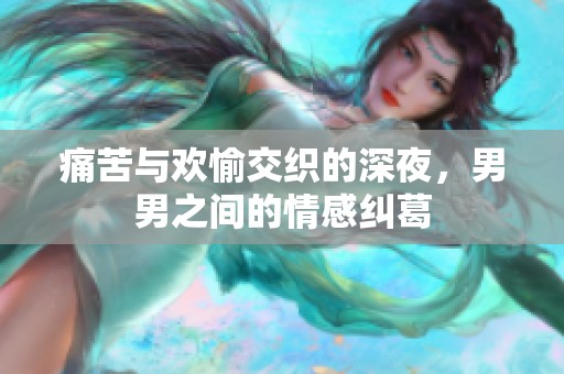 痛苦与欢愉交织的深夜，男男之间的情感纠葛