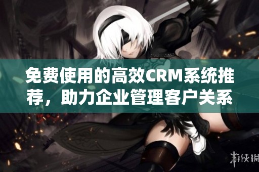 免费使用的高效CRM系统推荐，助力企业管理客户关系
