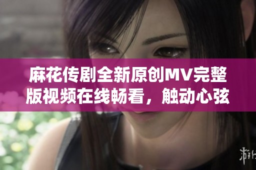 麻花传剧全新原创MV完整版视频在线畅看，触动心弦的精彩演绎