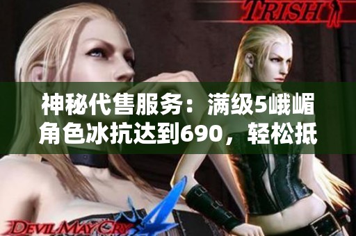 神秘代售服务：满级5峨嵋角色冰抗达到690，轻松抵御冰属性攻击