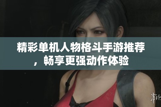 精彩单机人物格斗手游推荐，畅享更强动作体验