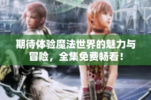 期待体验魔法世界的魅力与冒险，全集免费畅看！