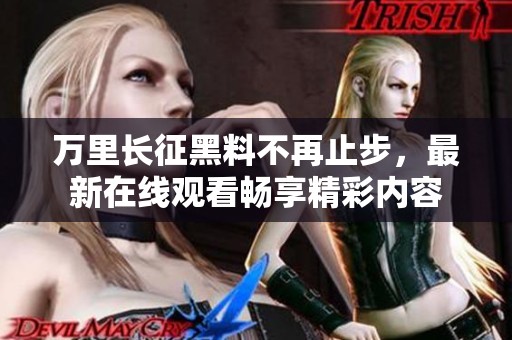 万里长征黑料不再止步，最新在线观看畅享精彩内容